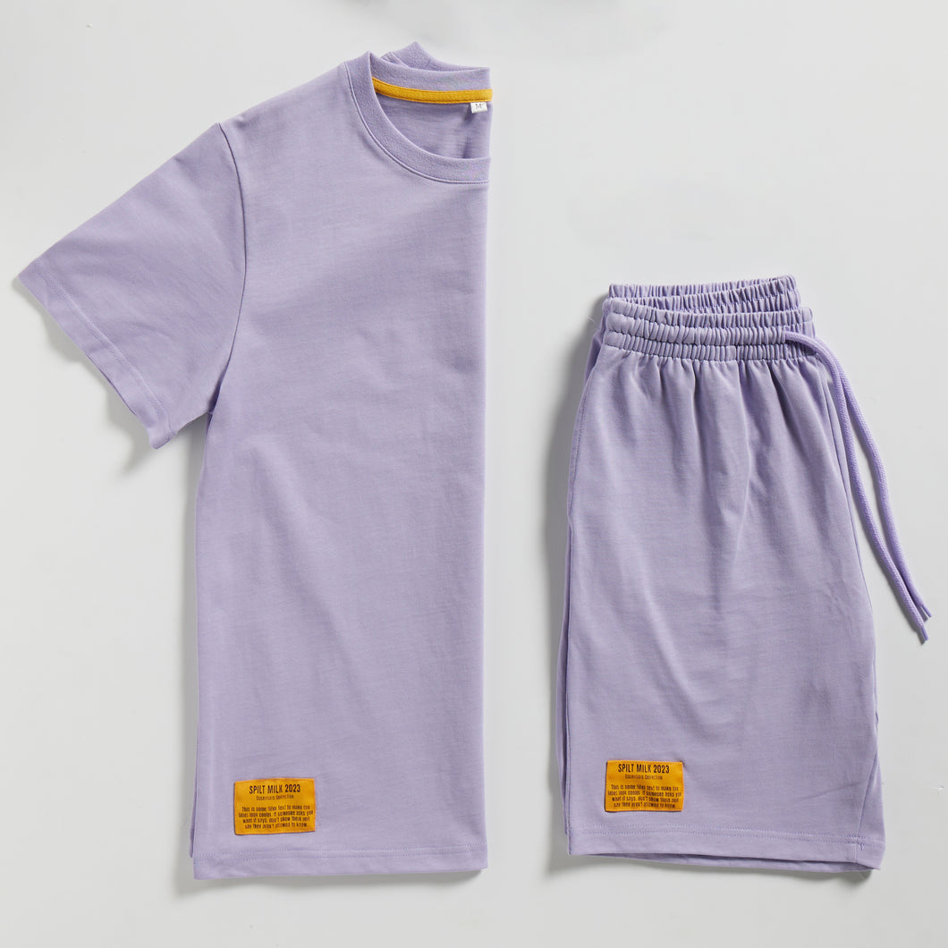 Spilt Milk Essential Tee & Shorts set